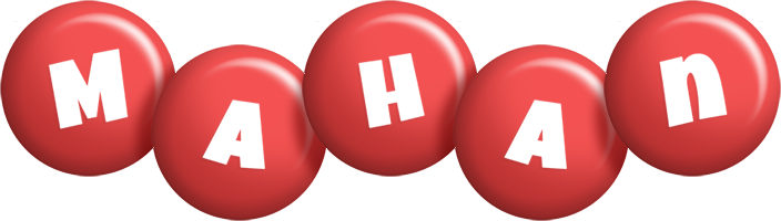 Mahan candy-red logo