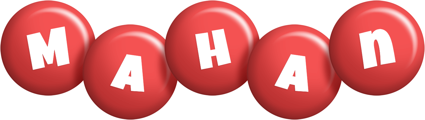 Mahan candy-red logo