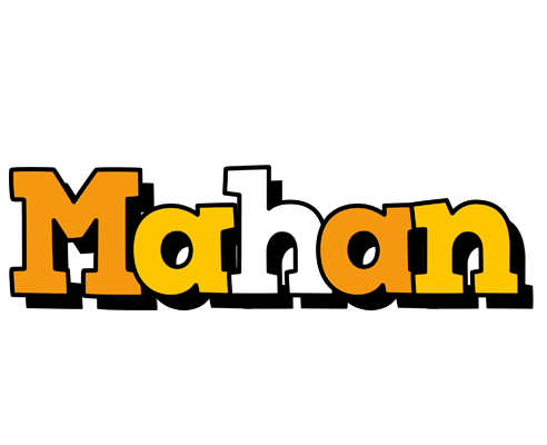 Mahan cartoon logo