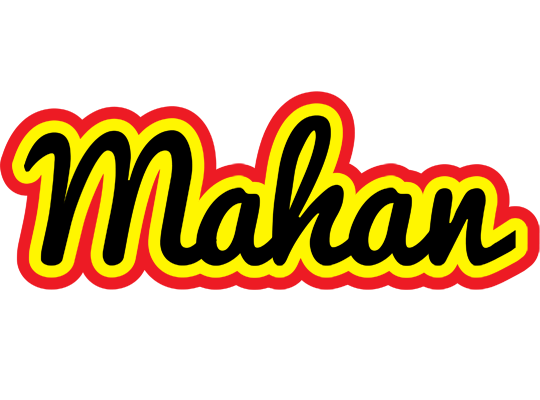 Mahan flaming logo
