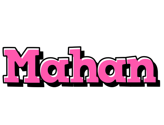 Mahan girlish logo