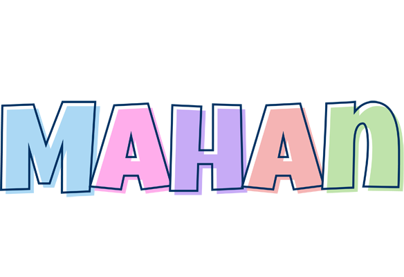 Mahan pastel logo