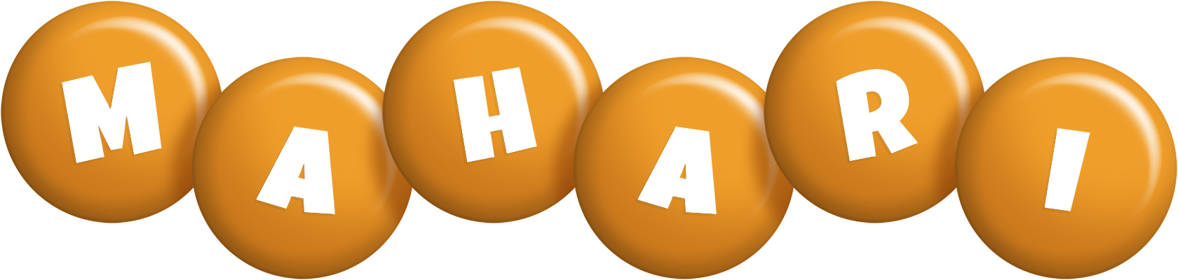 Mahari candy-orange logo