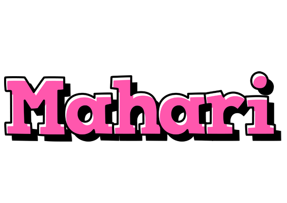 Mahari girlish logo