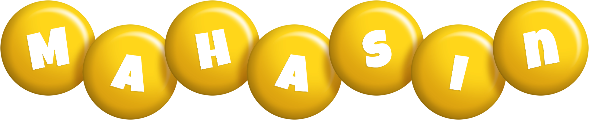 Mahasin candy-yellow logo