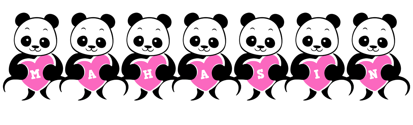 Mahasin love-panda logo