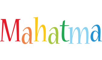 Mahatma birthday logo