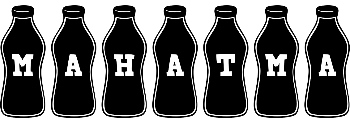 Mahatma bottle logo