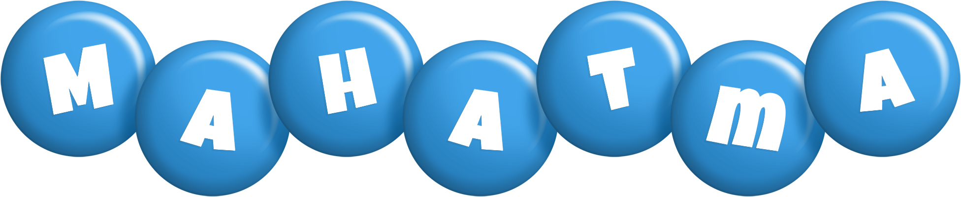 Mahatma candy-blue logo