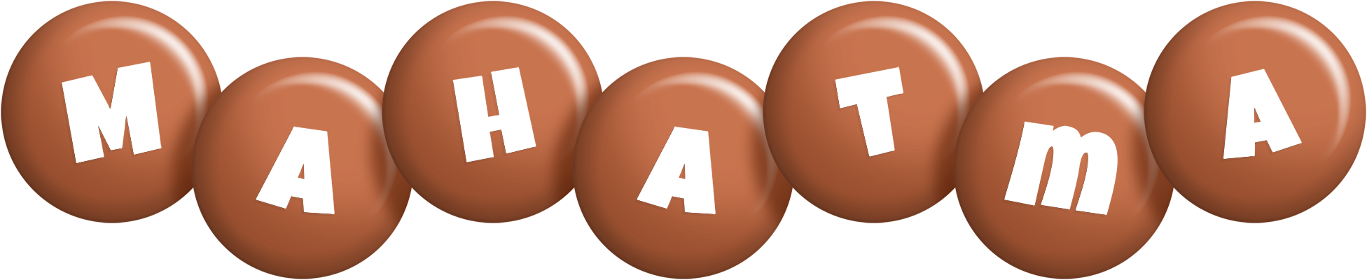 Mahatma candy-brown logo