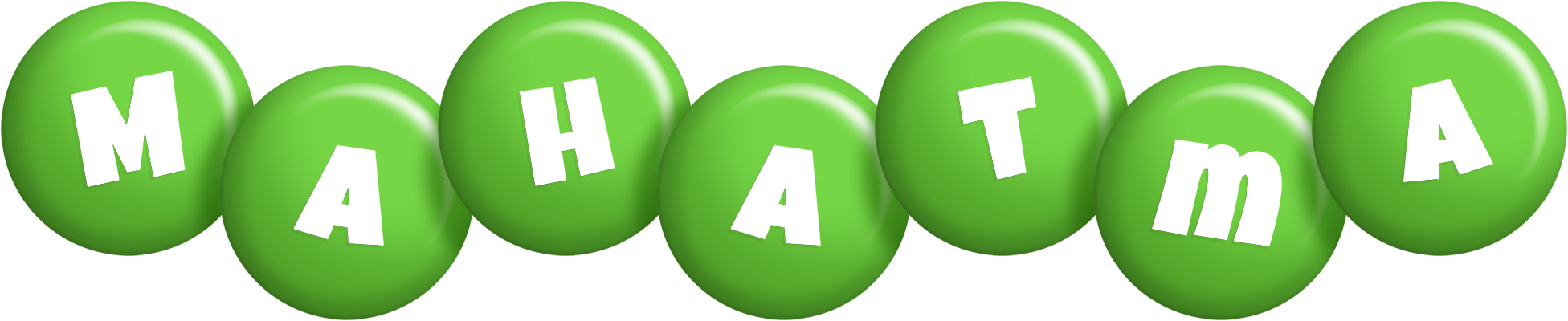 Mahatma candy-green logo
