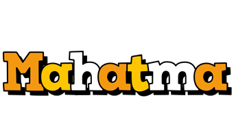 Mahatma cartoon logo