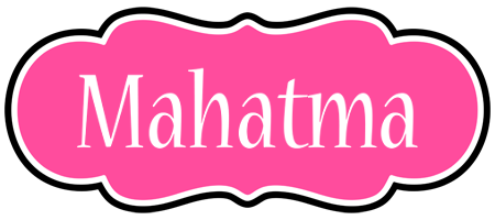 Mahatma invitation logo