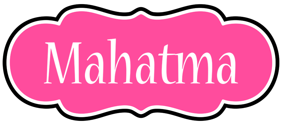 Mahatma invitation logo