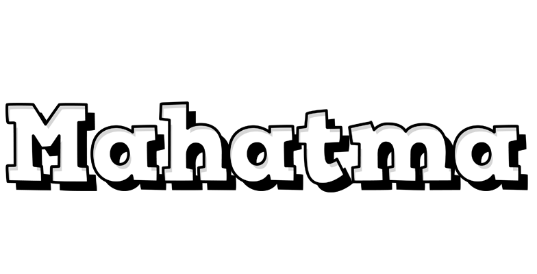 Mahatma snowing logo