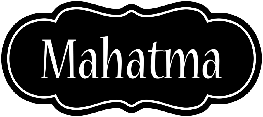 Mahatma welcome logo
