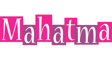 Mahatma whine logo