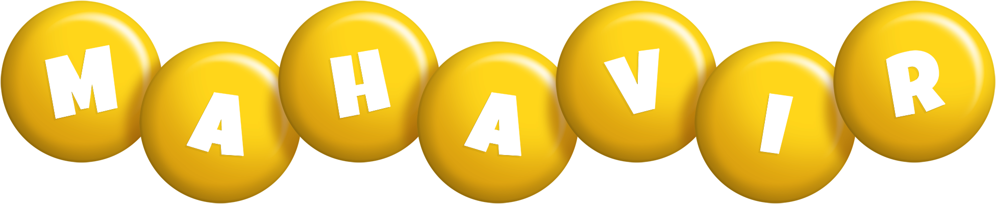 Mahavir candy-yellow logo