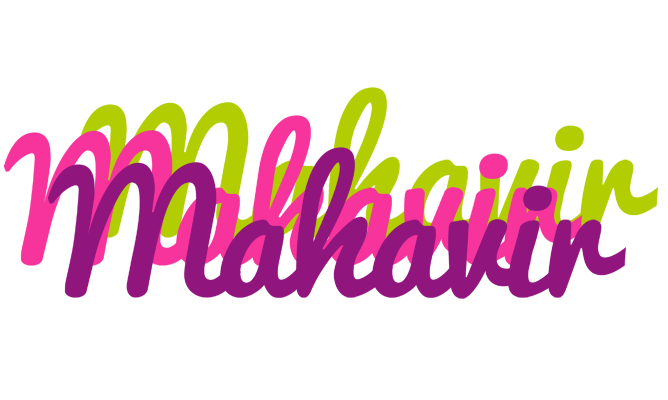 Mahavir flowers logo
