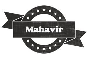 Mahavir grunge logo