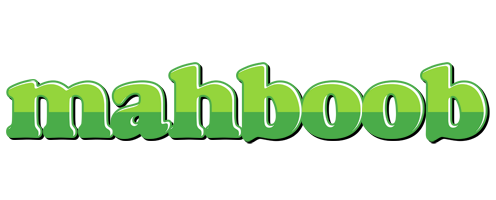 Mahboob apple logo