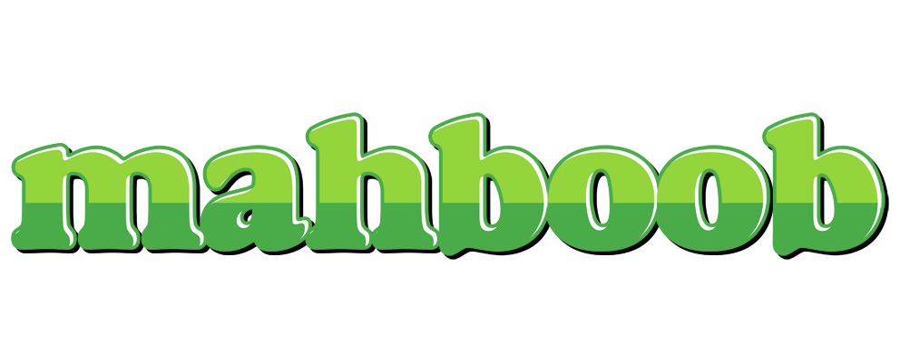 Mahboob apple logo
