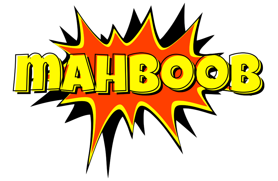 Mahboob bazinga logo