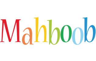 Mahboob birthday logo