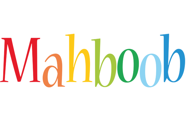 Mahboob birthday logo