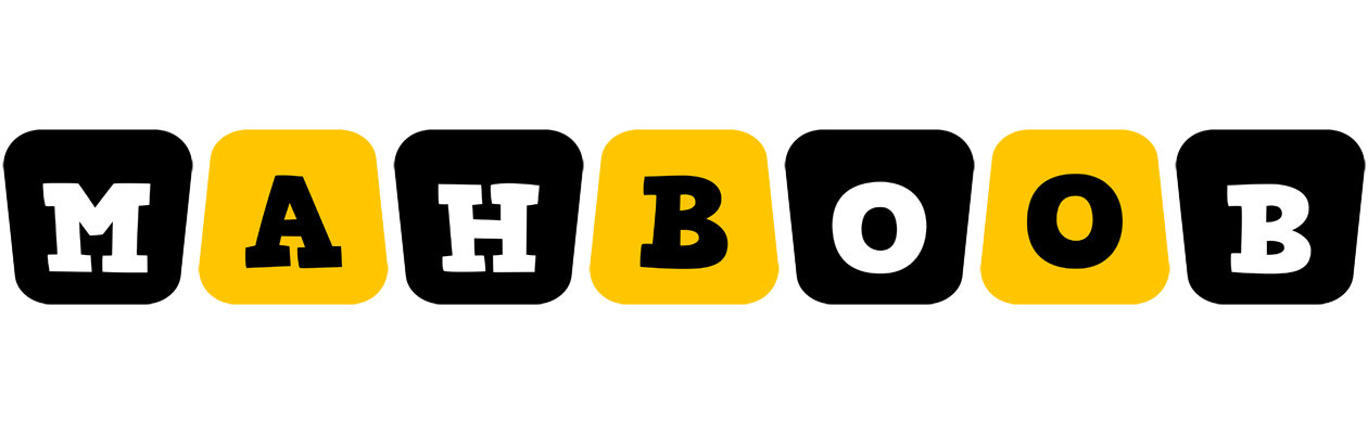 Mahboob boots logo