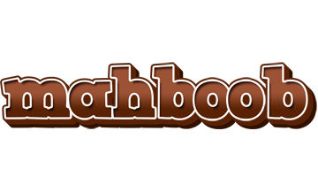 Mahboob brownie logo