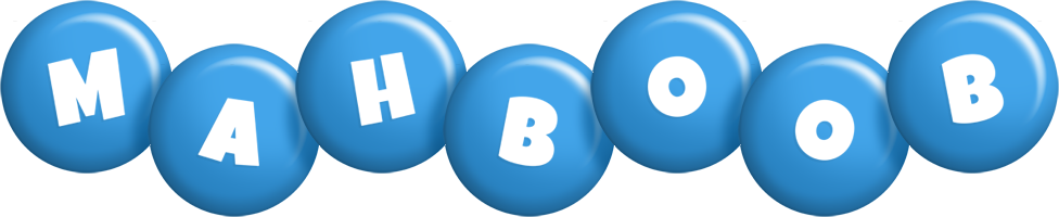 Mahboob candy-blue logo