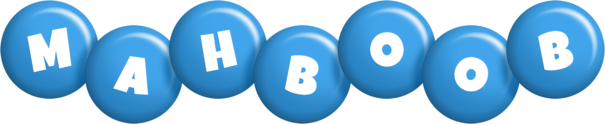 Mahboob candy-blue logo