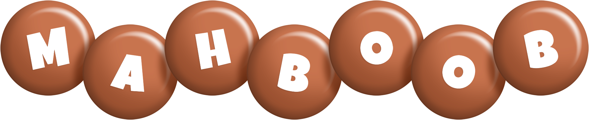Mahboob candy-brown logo