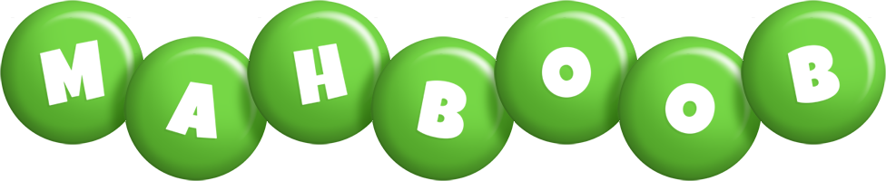 Mahboob candy-green logo