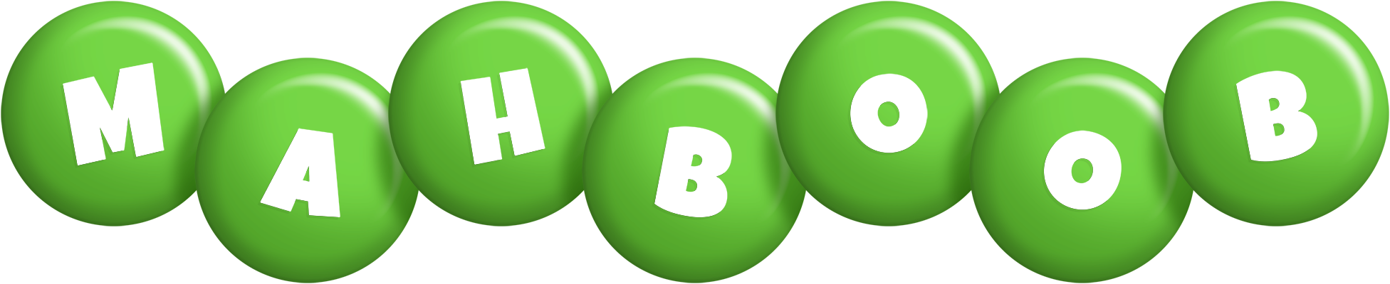 Mahboob candy-green logo