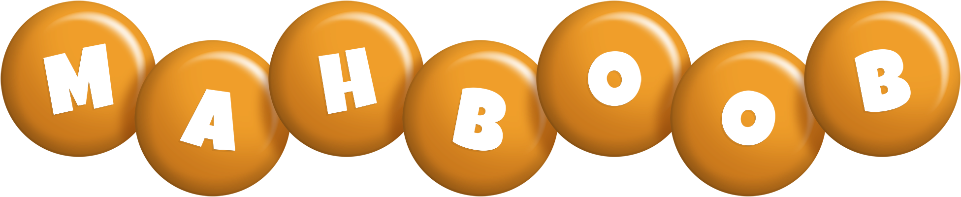 Mahboob candy-orange logo
