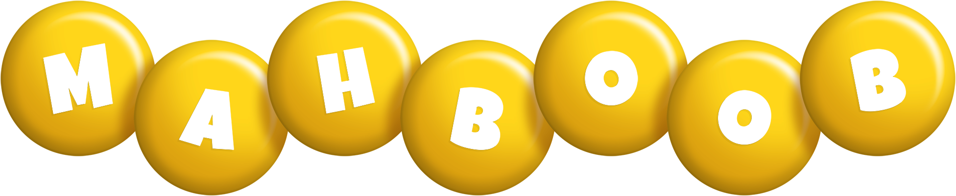 Mahboob candy-yellow logo