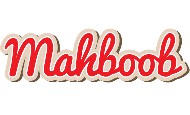 Mahboob chocolate logo