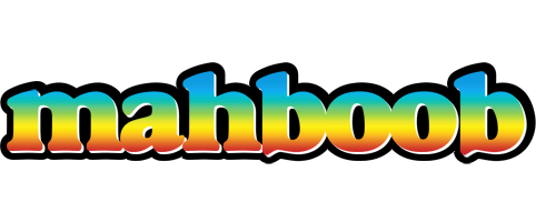 Mahboob color logo