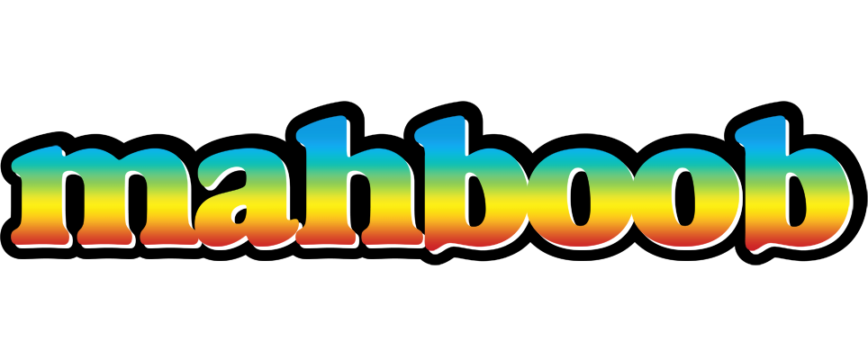 Mahboob color logo