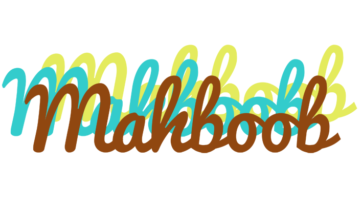 Mahboob cupcake logo
