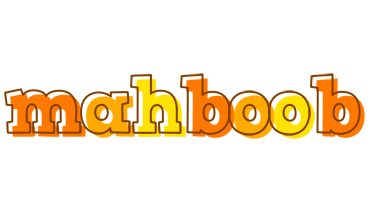 Mahboob desert logo