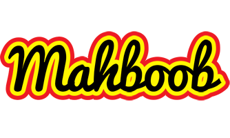 Mahboob flaming logo