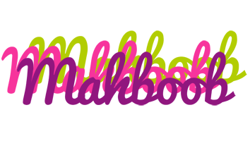 Mahboob flowers logo