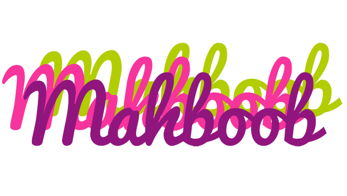 Mahboob flowers logo