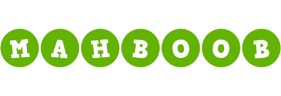 Mahboob games logo