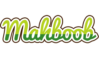 Mahboob golfing logo