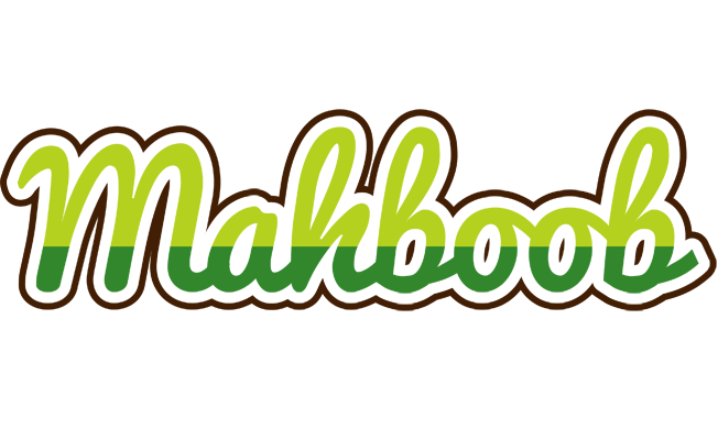 Mahboob golfing logo