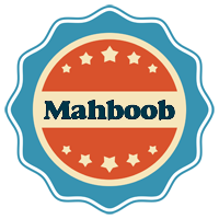 Mahboob labels logo